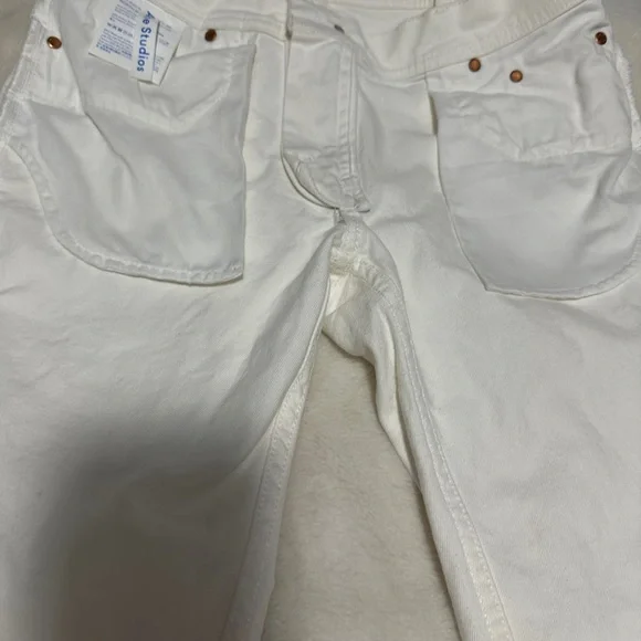 Acne Studios Bla KonstSouth White Men jeans‎ 29x 32 excellent condition.